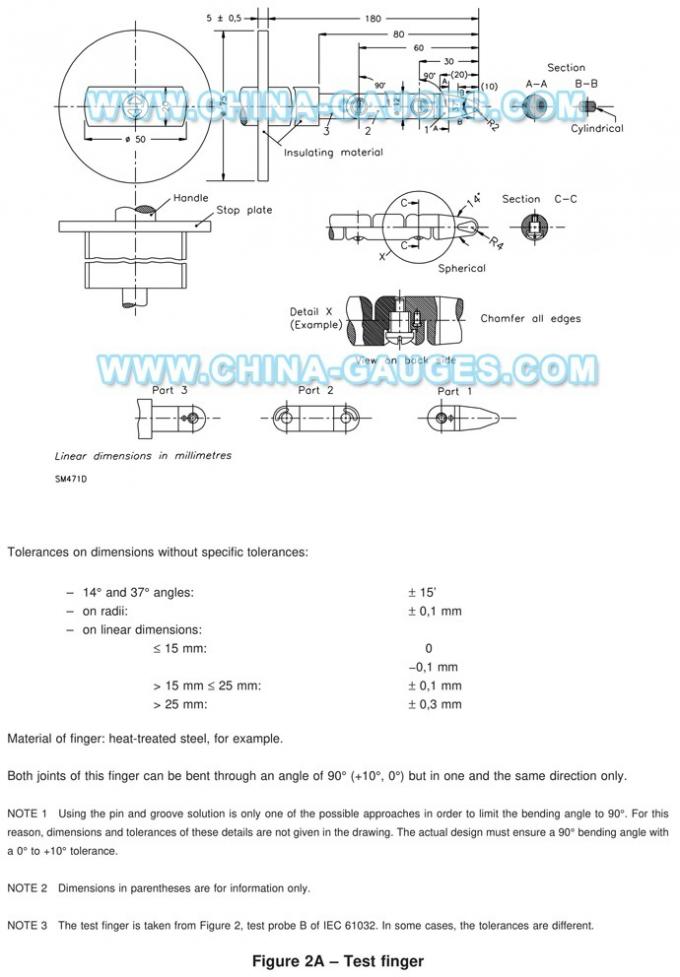 UL60950-1 Test Probe Kits, test probe