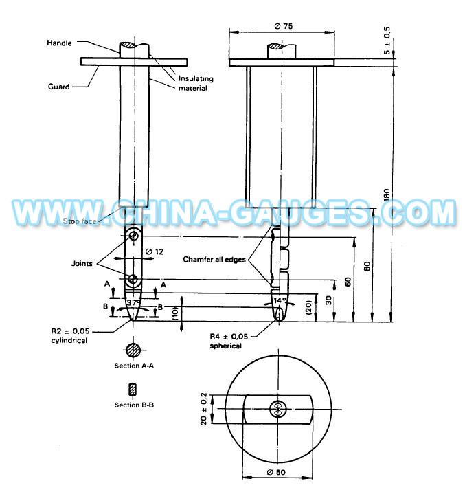 Manufacturer Supplier IEC /En /UL 60598 Test Probe Kit