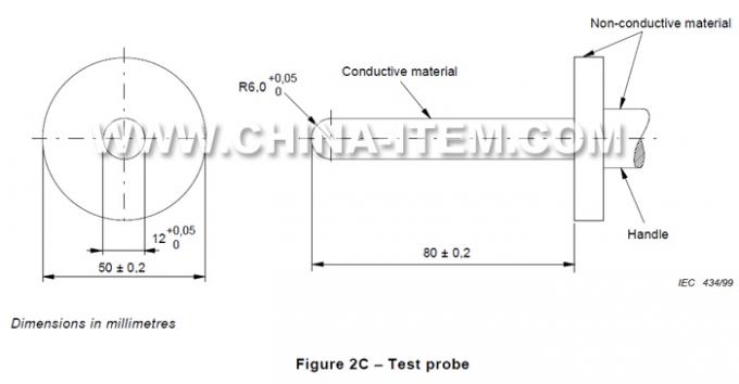 Manufacture High Precision IEC60695 Telecom Test Probe