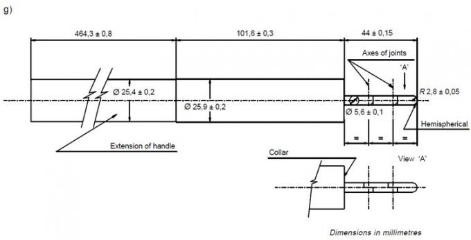 Test Probe 19 of IEC61032,5,6 mm Small Finger Probes