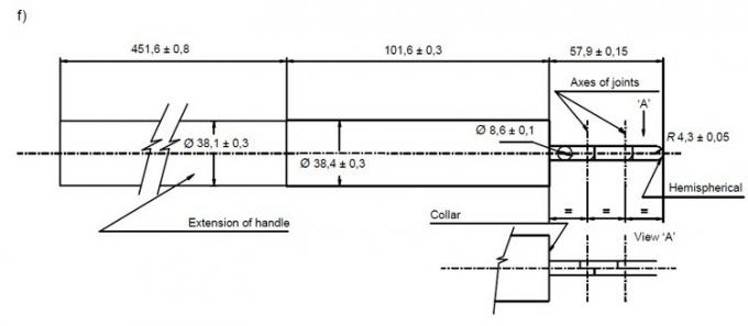 Test Probe 18 of IEC61032, 8.6 mm Small Finger Probes