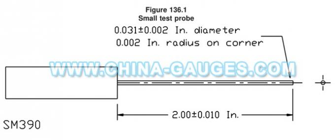 UL 498 Figure 136.1 Small Test Probe SM390