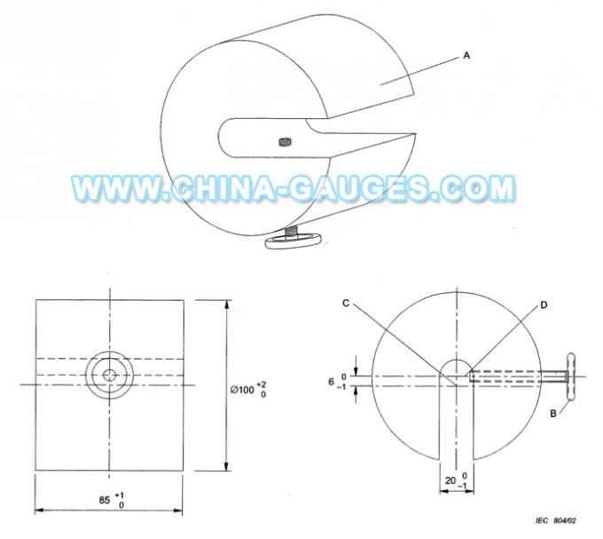 IEC 60335-2-9 Figure 102 Test Load for Testing Rotating Spits