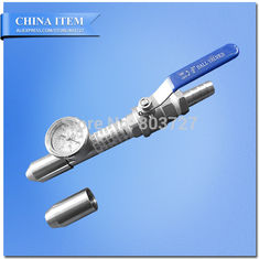 China Electric Lab Equipment IPX5 IPX6 Brass Hose Nozzle, Water Jet Nozzle with Pressure Gauge supplier