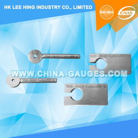 China DIN-VDE-0620-1 Lehre 6 Plug Gauges for Pin Diameter Testing factory