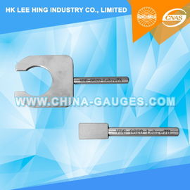 China DIN VDE 0620-1-2010 Lehre 7 Gauges for Test Pin Spacing for Plugs 2P + PE AC 16 A and 2P AC 16 A factory